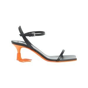 Moschino Black Nappa Leather Sandals - NWT
